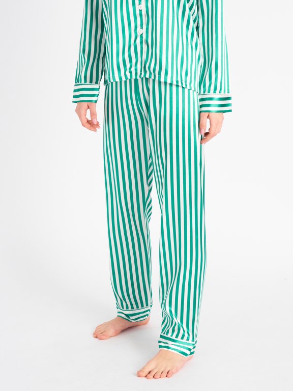 Saténové pyžamové hohavice