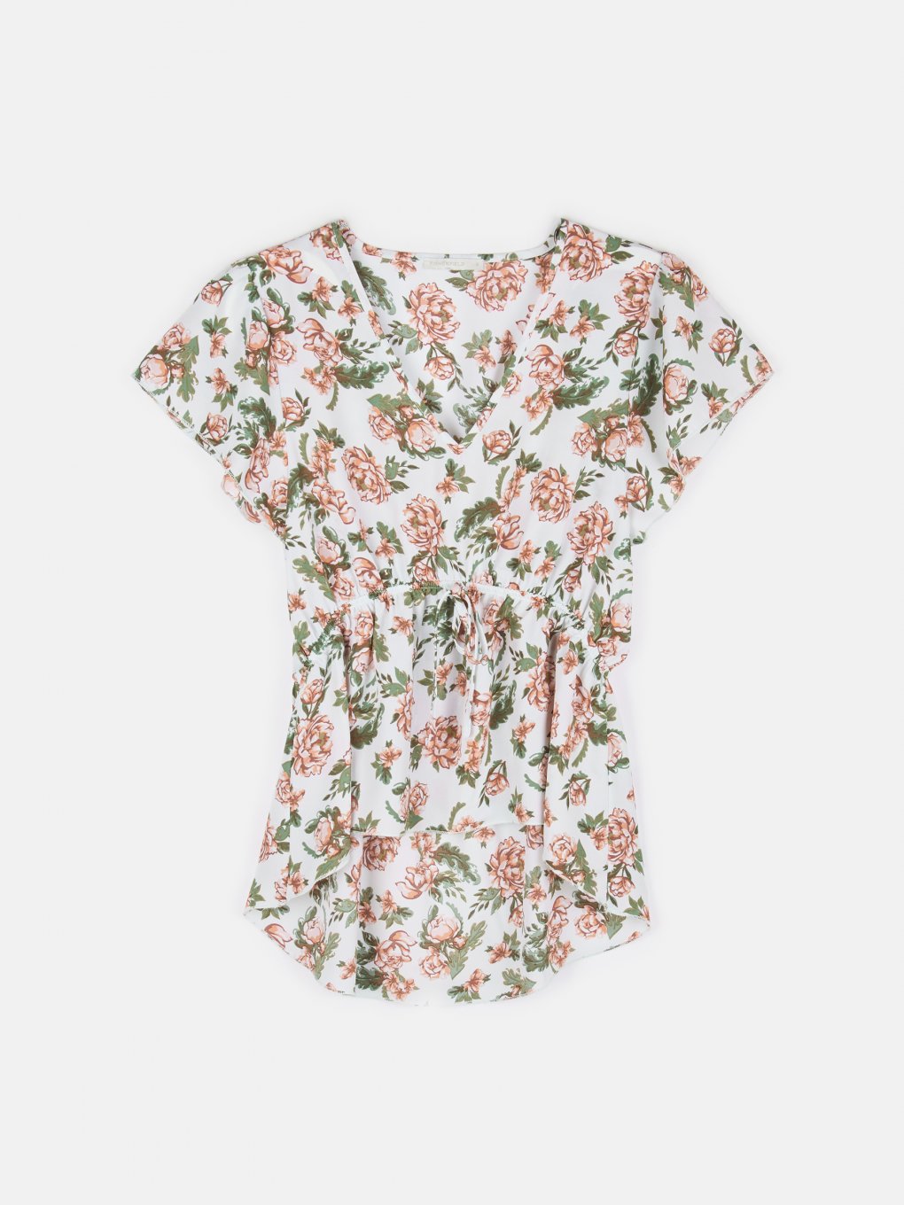 Chiffon floral blouse