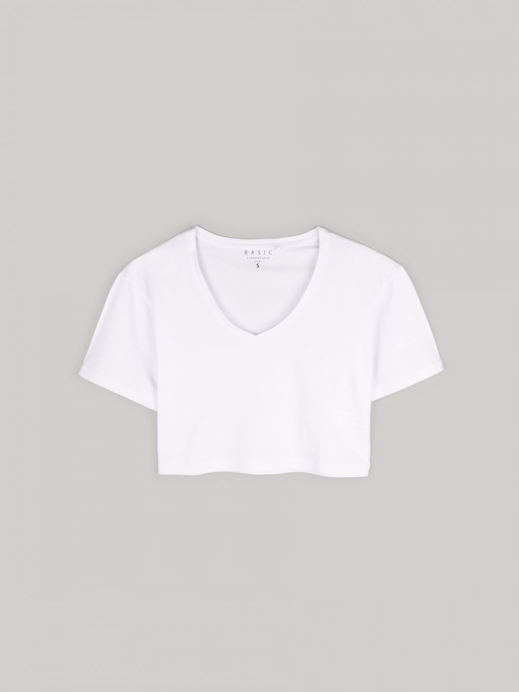Základní basic bavlněné krátké tričko dámské