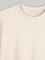 Základné bavlnené basic tričko s krátkym rukávom dámske