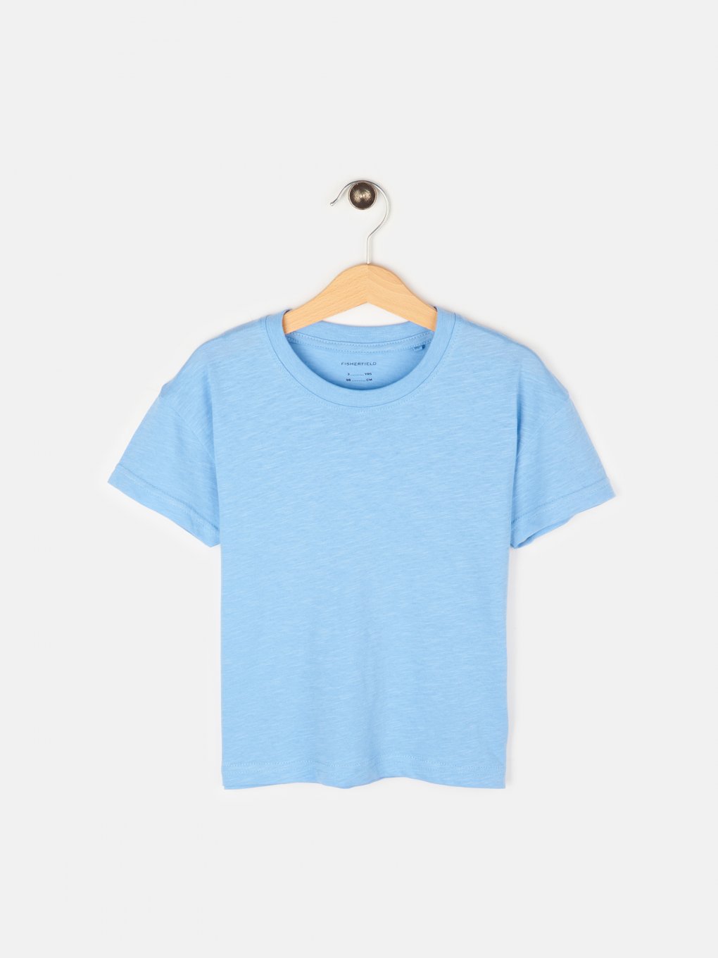 Oversize cotton slub jersey short sleeve t-shirt