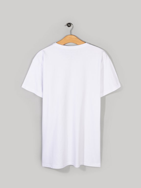 Základné bavlnené tričko s náprsným vreckom