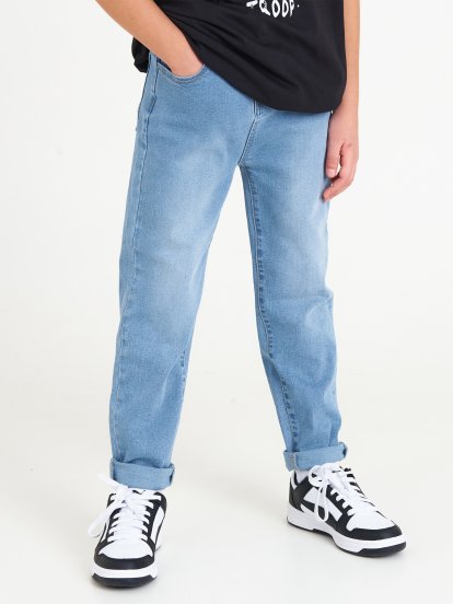 Základní straight slim džíny