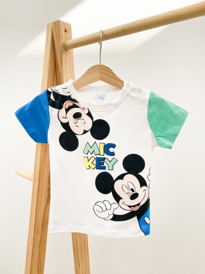Bavlněné tričko Mickey Mouse