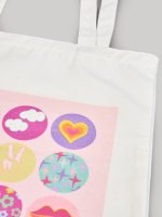 Canvas tote bag with print