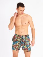 Printed swim shorts