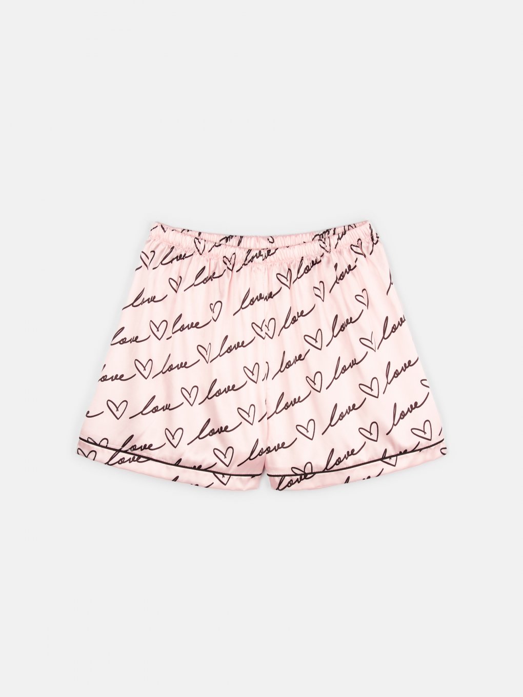 Satin pyjama shorts