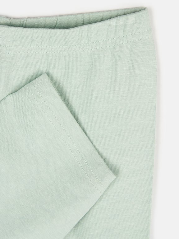 Basic cotton 3/4 leggings