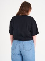 Základní bavlněné basic triko plus size