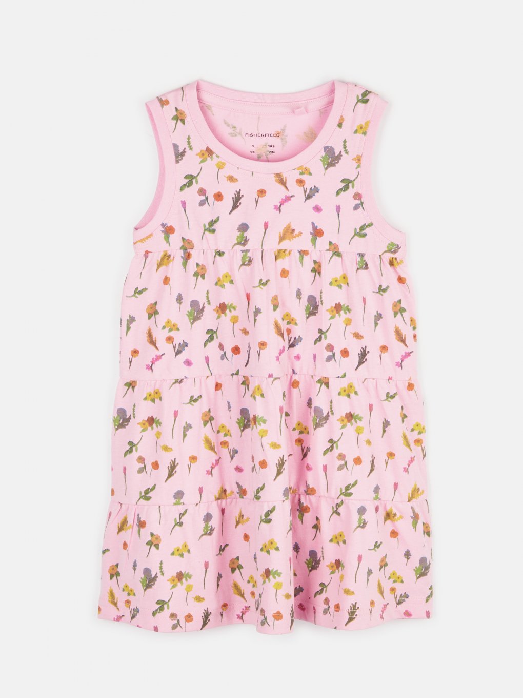 Cotton dress with flower print