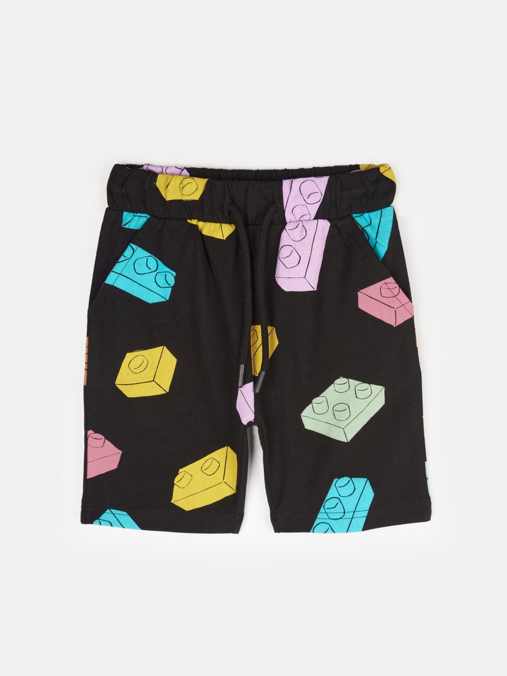Cotton shorts with print