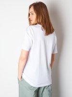 Varsity cotton t-shirt