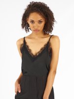Strappy bodysuit with lace