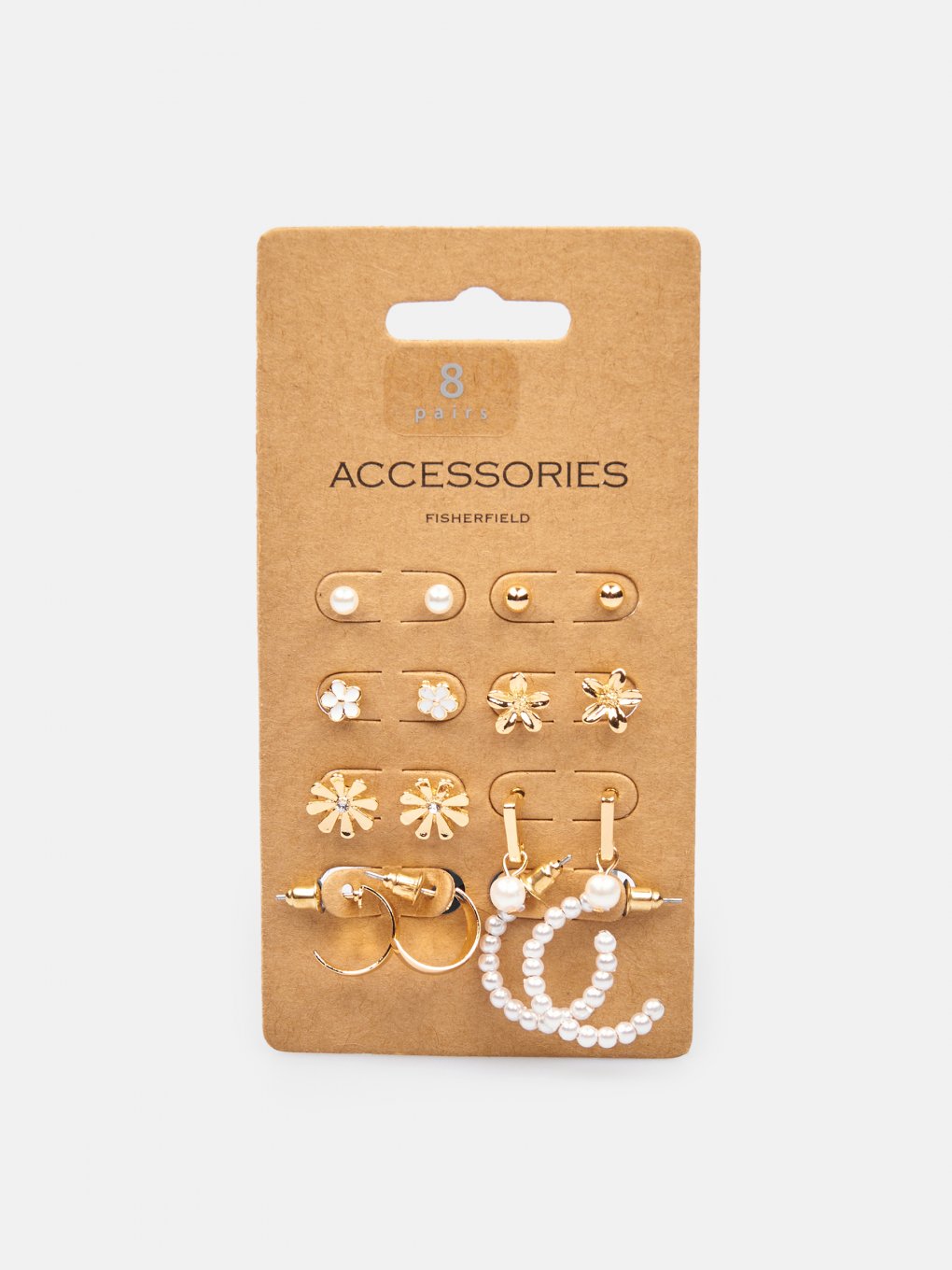 8 pairs of earrings