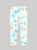 Cotton baby leggings with print