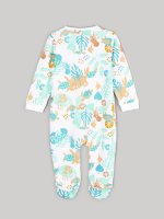 Cotton baby pyjamas with print