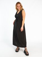 Elastické dámské maxi šaty plus size