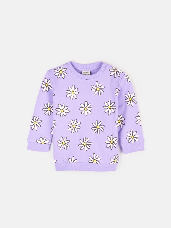 Bluza z nadrukiem kwiatowym
