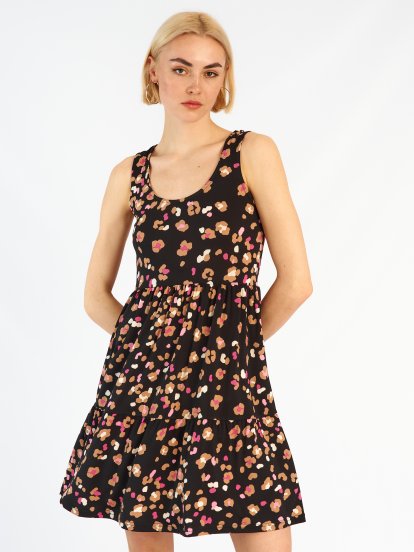 Damska mini sukienka z nadrukiem