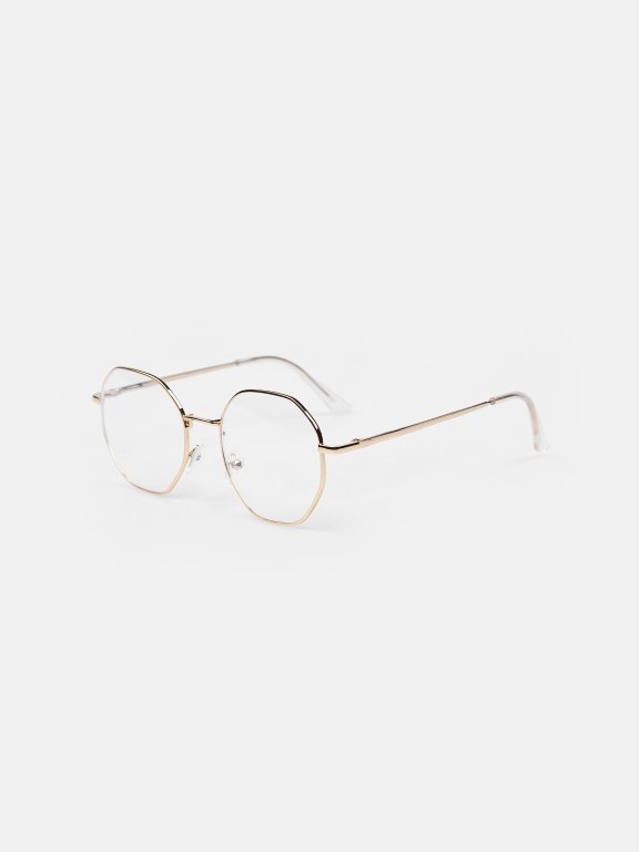 Brýle s transparentními skly