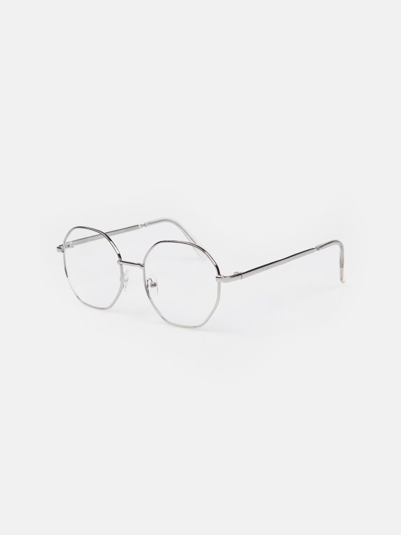 Clear lens glasses