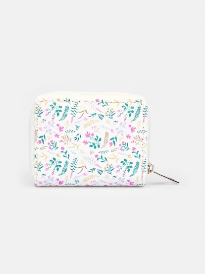 Wallet with floral print