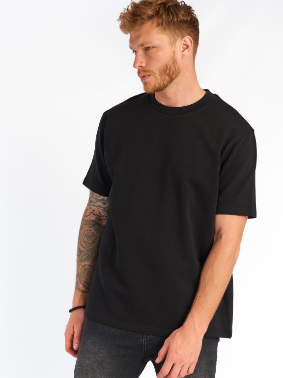Relaxed french terry t-shirt