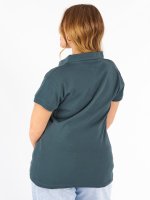 Základné basic bavlnené polo tričko plus size