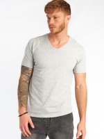 Basic-T-Shirt aus Baumwolle slim