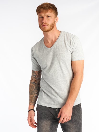 Basic cotton slim fit t-shirt