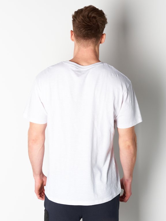 Basic cotton slub jersey t-shirt