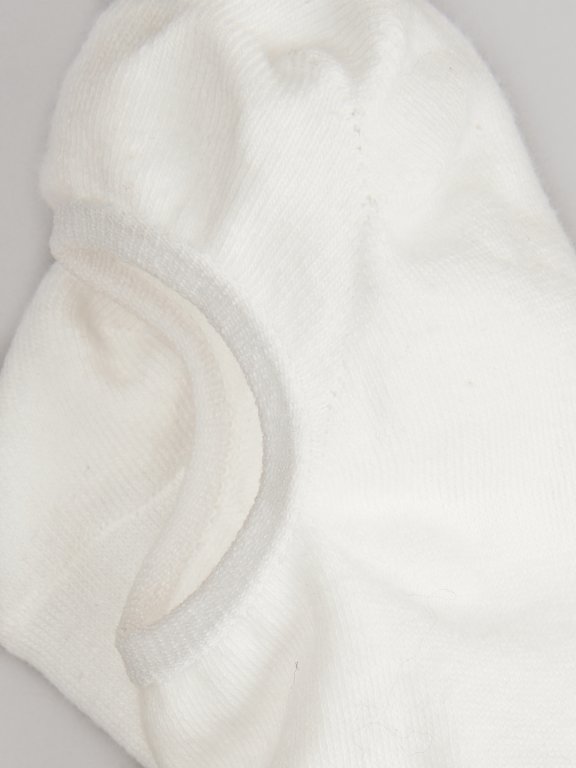Základné neviditeľné ponožky so silikónovým prúžkom