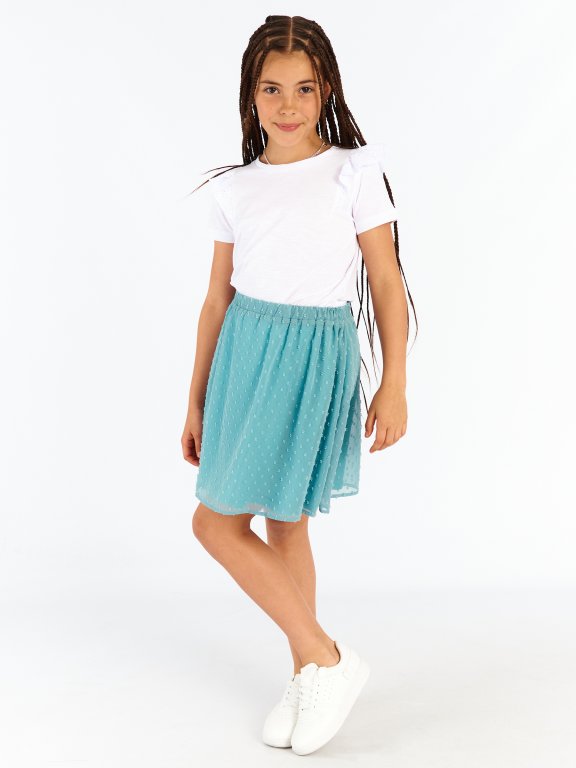 Áčková mini sukňa dievčenská