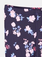Cycling shorts with floral print
