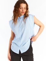 Striped blouse top