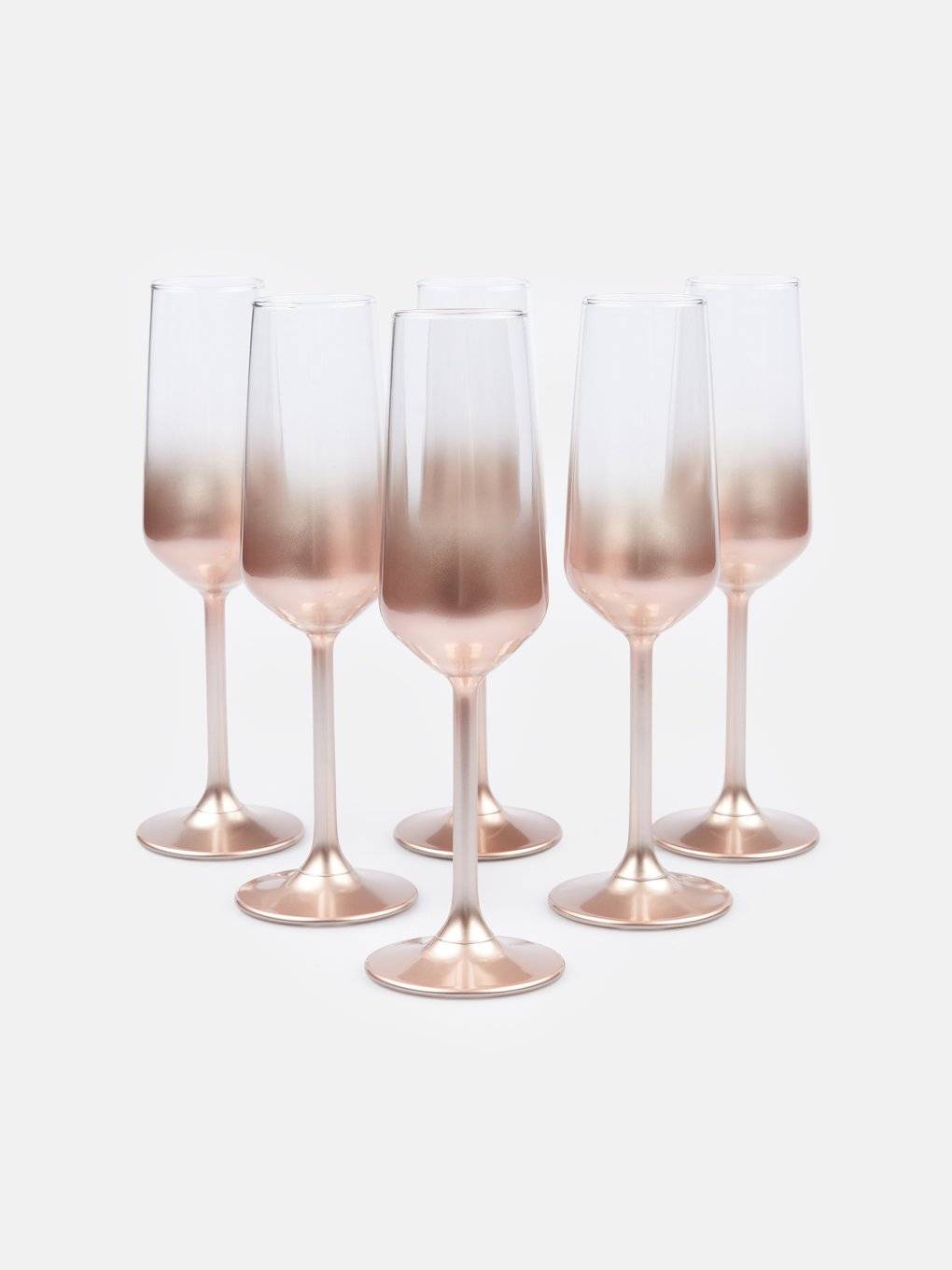 Комплект от 6 чаши за шампанско