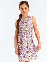 Dress with floral print
