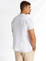 Textured cotton shirt