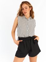 Striped blouse top