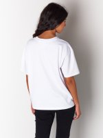 Bawełniany t-shirt o kroju oversize