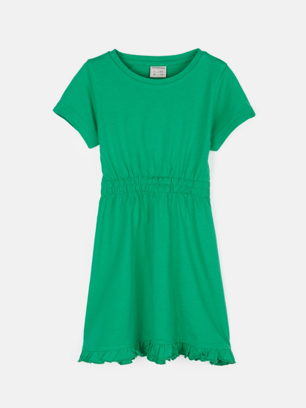 Základní bavlněné žerzejové šaty s gumičkou v pase