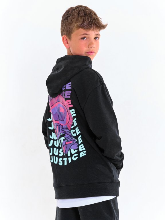 Hoodie with graphic print
