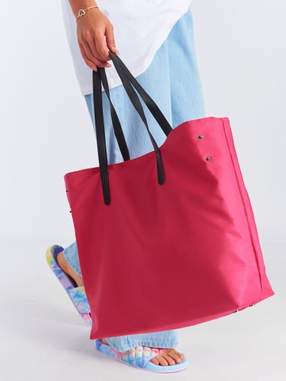 Nylon shopper bag