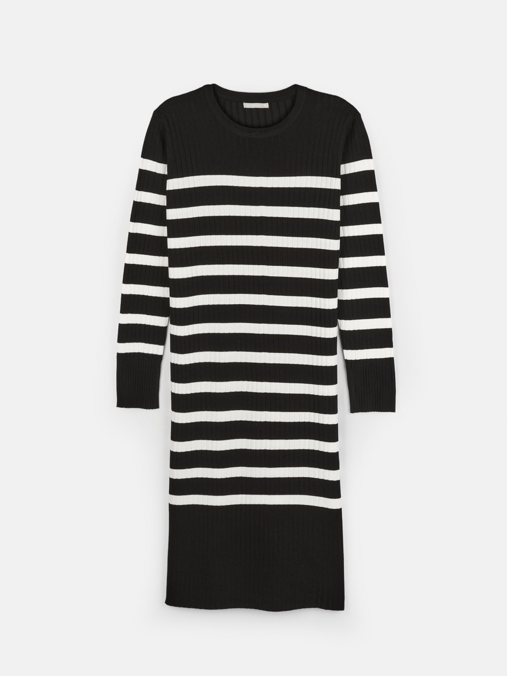 Striped knitted dress