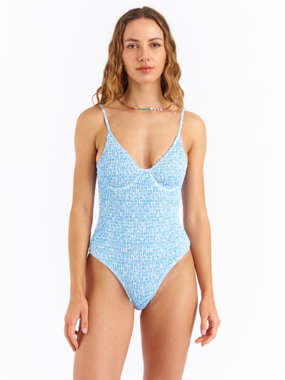 Structured swimsuit