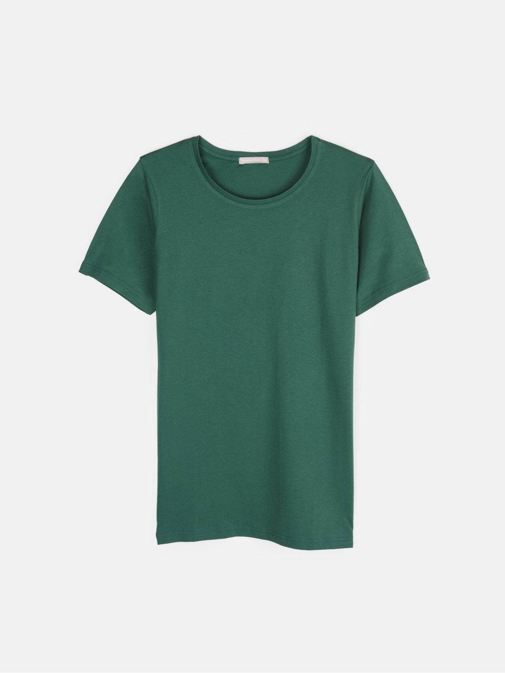 Cotton t-shirt with side slits