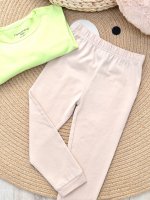 Basic elastic cotton baby leggings