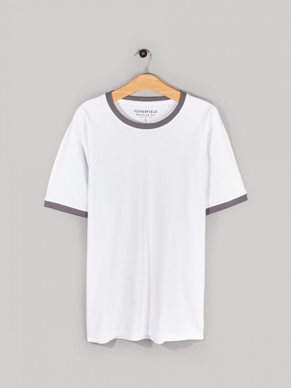Cotton t-shirt with contrast trims