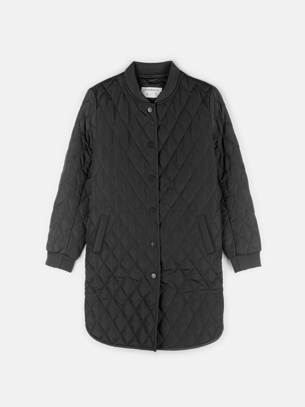 Longline quilted jacket