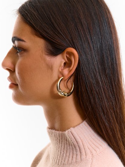 Hoop earrings